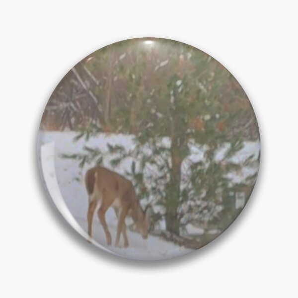 Item preview, Winter Deer Beneath the Pine designed and sold by Oceandiana.