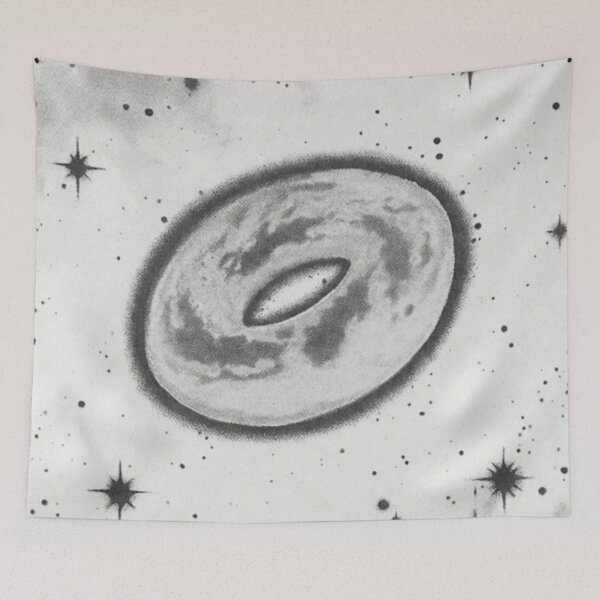 Aperçu de l'œuvre Nebula Donut Monochrome – Glaçure Blacklight Vol.1 créée et vendue par MRC4Studio.