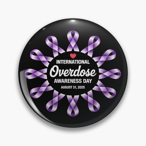 Item preview, Overdose Awareness Day 2019 Purple Ribbon In Memory Of designed and sold by Bstilablhot.