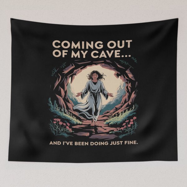 Item preview, Coming Out Of My Cave And I've Been Doing Just Fine12 designed and sold by KotexTemu.