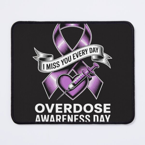 Item preview, Overdose Awareness Day Purple Ribbon August 31 designed and sold by Bstilablhot.