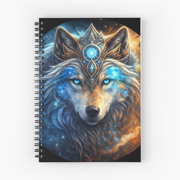 Item preview, Galactic Crowned Wolf of the Stars designed and sold by Daagath.