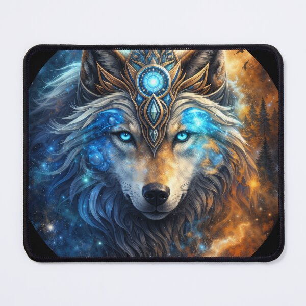 Item preview, Galactic Crowned Wolf of the Stars designed and sold by Daagath.