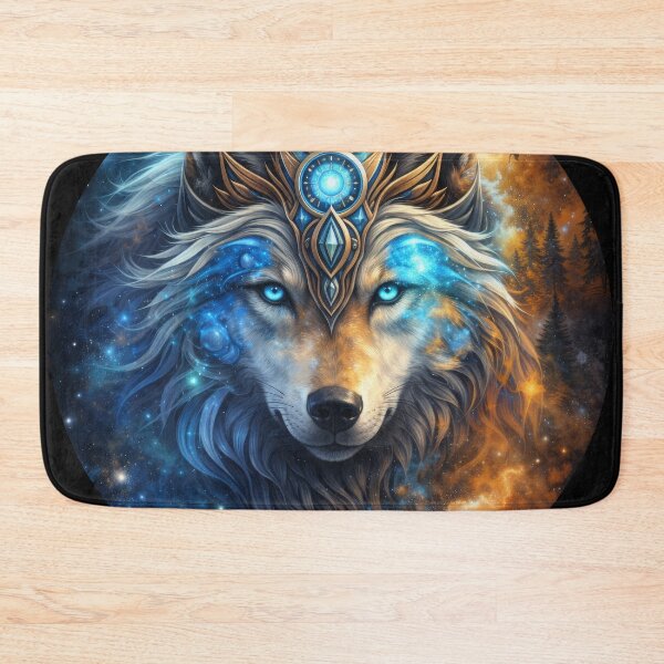 Item preview, Galactic Crowned Wolf of the Stars designed and sold by Daagath.