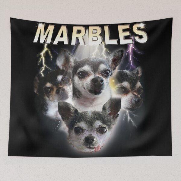 Item preview, Rest In Piece Marbles Fan Collage designed and sold by Kateydraws.