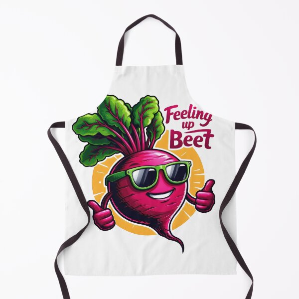 Item preview, Feeling Up Beet Funny Beetroot Mascot designed and sold by LunaPixelStudio.