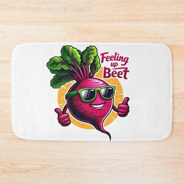 Item preview, Feeling Up Beet Funny Beetroot Mascot designed and sold by LunaPixelStudio.