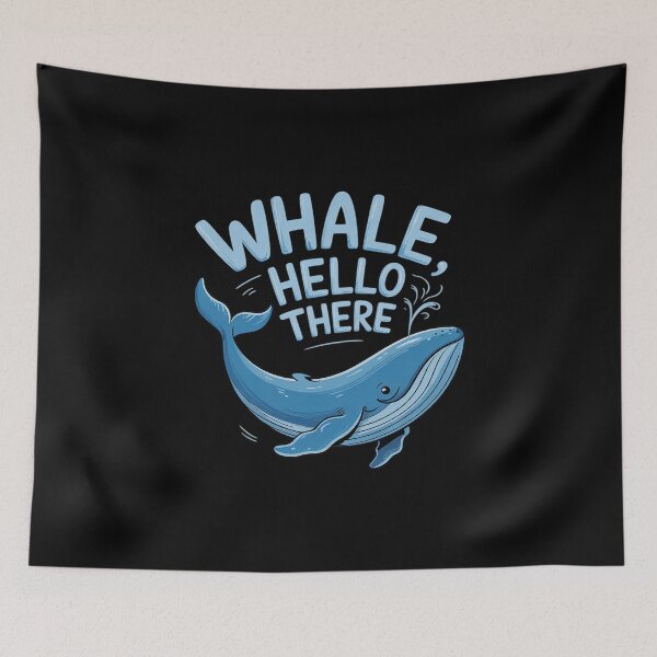 Item preview, Cute Whale, Hello There designed and sold by KotexTemu.