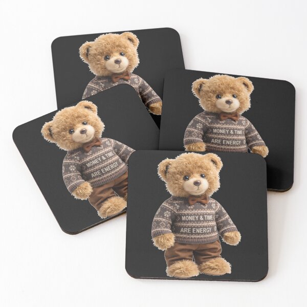 Item preview, Money & Time Are Energy" Moroccan Sweater Teddy Bear Design designed and sold by designwiss.
