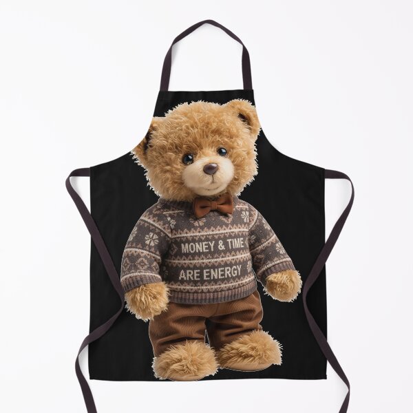 Item preview, Money & Time Are Energy" Moroccan Sweater Teddy Bear Design designed and sold by designwiss.