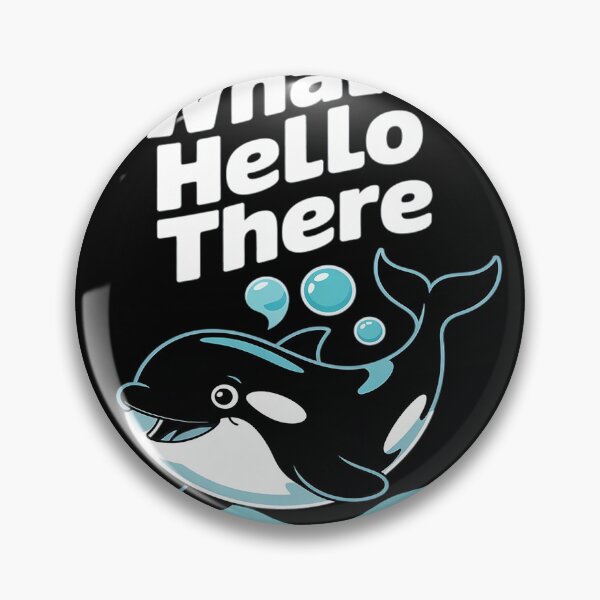 Item preview, Funny Orca Whale Hello There designed and sold by KotexTemu.