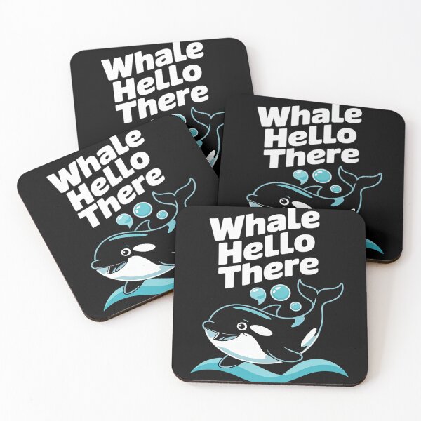 Item preview, Funny Orca Whale Hello There designed and sold by KotexTemu.