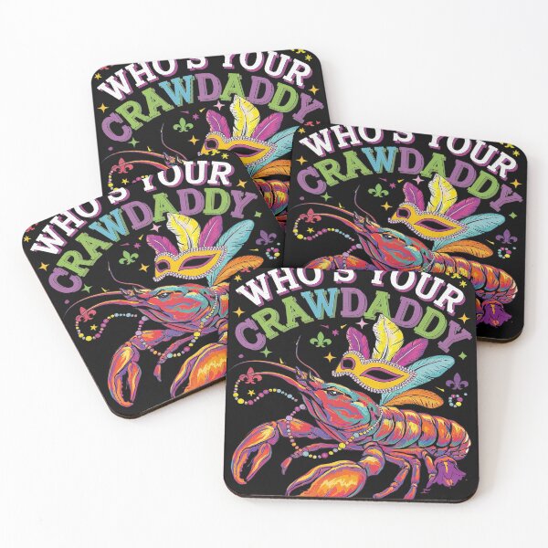 Item preview, Who's Your Crawdaddy Crawfish Beads Mardi Gras Carnival  designed and sold by MyzoToyota.