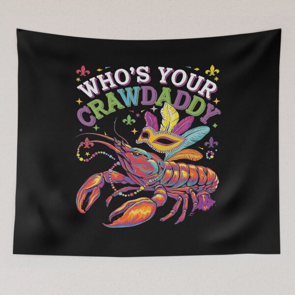 Item preview, Who's Your Crawdaddy Crawfish Beads Mardi Gras Carnival  designed and sold by MyzoToyota.