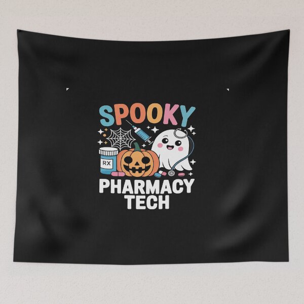 Item preview, Pharmacist Technician Halloween Spooky Pharmacy Tech designed and sold by katherintration.