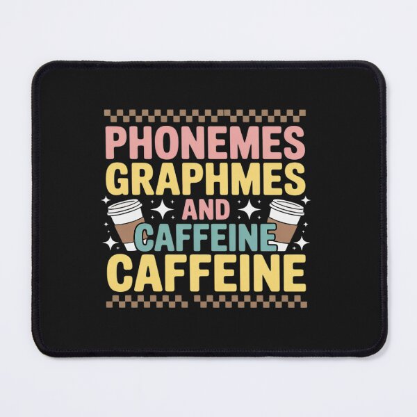 Item preview, Phonemes Graphemes and Caffeine Reading Teacher Groovy Lover designed and sold by katherintration.