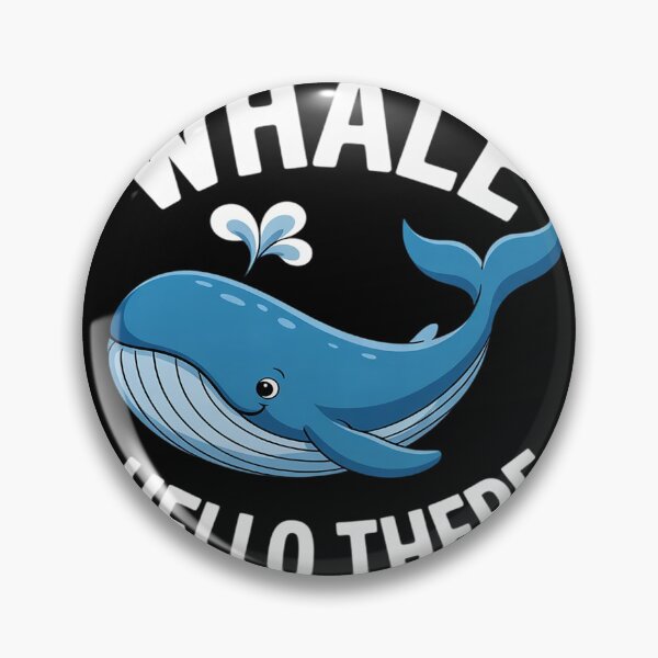 Item preview, Funny Pun Whale Hello There designed and sold by KotexTemu.