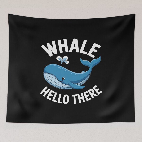 Item preview, Funny Pun Whale Hello There designed and sold by KotexTemu.