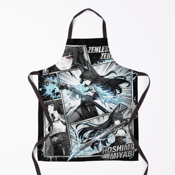 Item preview, Hoshimi Miyabi Zenless Zone Zero ZZZ Section 6 Chief Void Hunter Frost Anomaly Swordswoman Fox Ears Shimotsuki Stance Fallen Frost Polar Slash Fan Art Portrait Poster T-Shirt Sticker Gift designed and sold by Senpaiwaves.