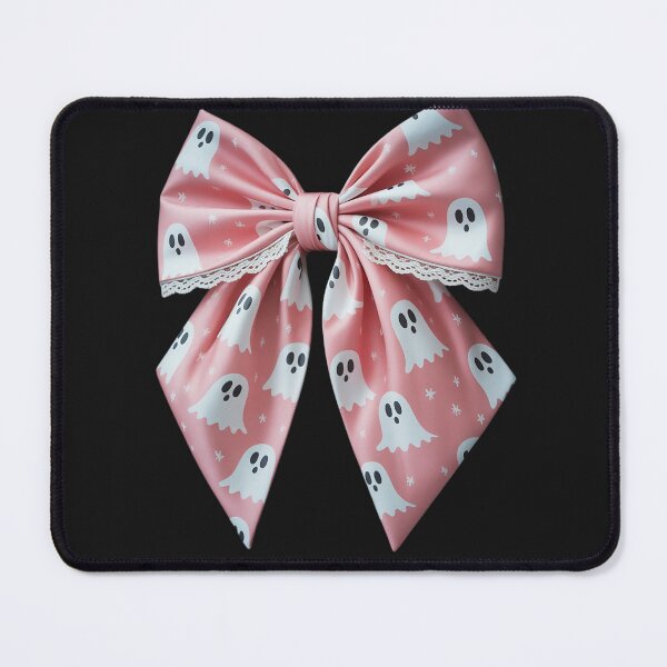 Item preview, Pink Ghost Bow Coquette Halloween Spooky Season Womens Girls 4 designed and sold by katherintration.