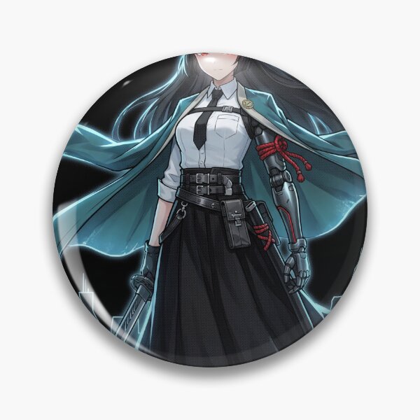 Item preview, Hoshimi Miyabi Zenless Zone Zero ZZZ Section 6 Chief Void Hunter Frost Anomaly Swordswoman Fox Ears Shimotsuki Stance Fallen Frost Polar Slash Fan Art Portrait Poster T-Shirt Sticker Gift designed and sold by Senpaiwaves.