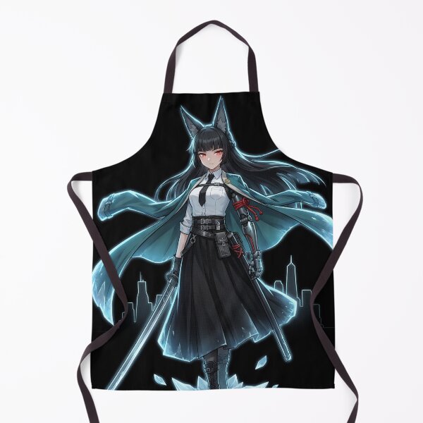 Item preview, Hoshimi Miyabi Zenless Zone Zero ZZZ Section 6 Chief Void Hunter Frost Anomaly Swordswoman Fox Ears Shimotsuki Stance Fallen Frost Polar Slash Fan Art Portrait Poster T-Shirt Sticker Gift designed and sold by Senpaiwaves.