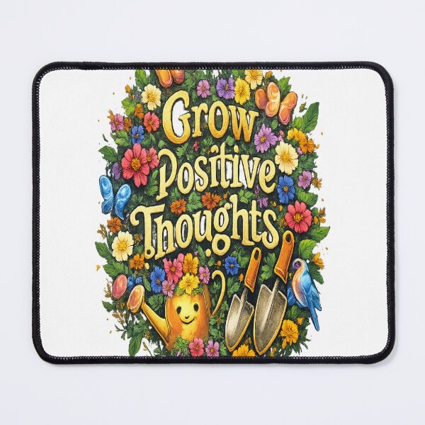 Item preview, Grow Positive Thoughts Floral Art designed and sold by HiteshArt111.