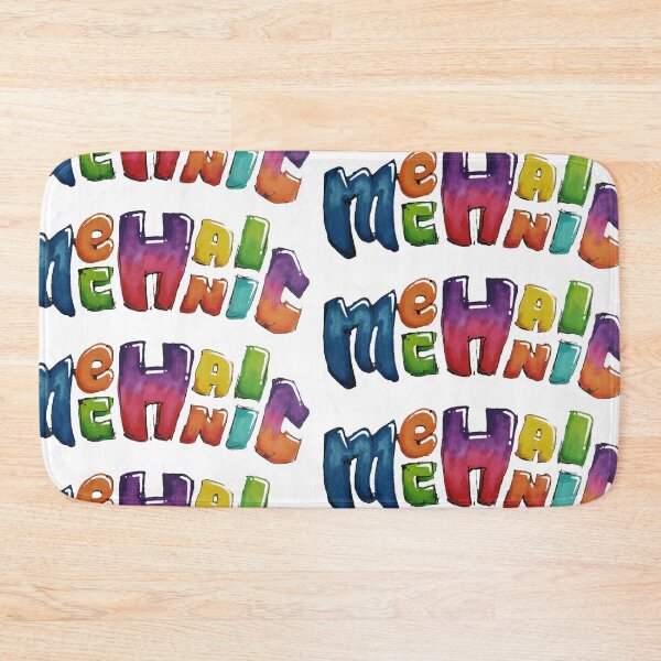 Item preview, Colorful Watercolor Mechanic Typography: Vibrant Artistic Lettering designed and sold by NandaFajarSu.