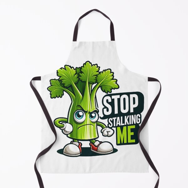 Item preview, Stop Stalking Me Funny Celery Pun Design designed and sold by LunaPixelStudio.
