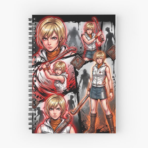 Item preview, Silent Hill 3 Cheryl Masons Nightmare Heather Horror Monsters Closer Double Head Nurse Pendulum Slurper Valtiel Missionary God Psychological Terror Fan Art Collage Poster T-Shirt Sticker Pyramid Head designed and sold by Senpaiwaves.