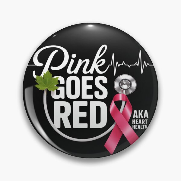 Item preview, Pink Goes Red For Heart Health Awareness designed and sold by LegendsArt75.