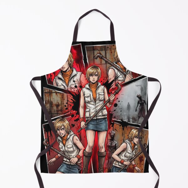 Item preview, Silent Hill 3 Cheryl Masons Nightmare Heather Horror Monsters Closer Double Head Nurse Pendulum Slurper Valtiel Missionary God Psychological Terror Fan Art Collage Poster T-Shirt Sticker Pyramid Head designed and sold by Senpaiwaves.