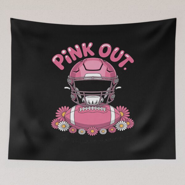 Item preview, Pink Out Breast Cancer Awareness Football Breast Cancer designed and sold by LegendsArt75.