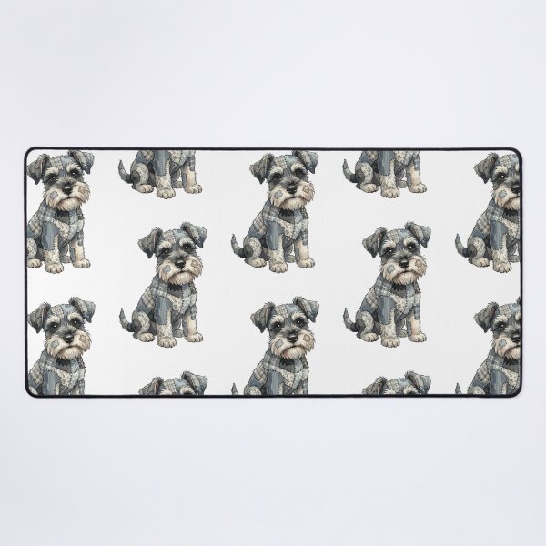 Item preview, Cute Miniature Schnauzer Dog Patchwork designed and sold by bapupa.