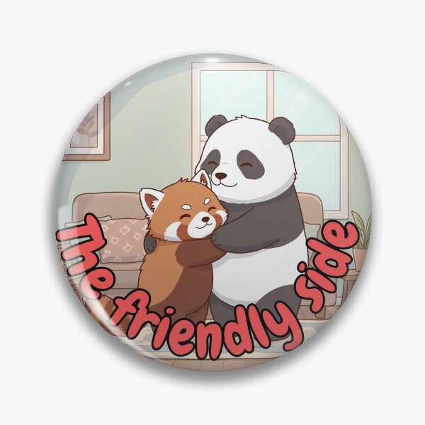 Item preview, The Friendly Side | Kind Red Panda Illustration designed and sold by Pets & Memes & Stuff.