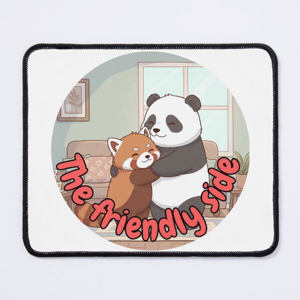 Item preview, The Friendly Side | Kind Red Panda Illustration designed and sold by Pets & Memes & Stuff.