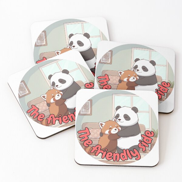 Item preview, The Friendly Side | Kind Red Panda Illustration designed and sold by Pets & Memes & Stuff.