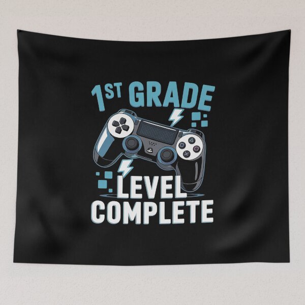 Item preview, 1st Grade Level Complete Video Game Last Day Of School Boys  designed and sold by InspiredFoul.