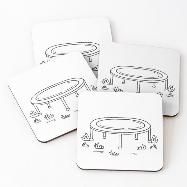 Item preview, A trampoline surrounded by grass patches   designed and sold by rasagamastore.