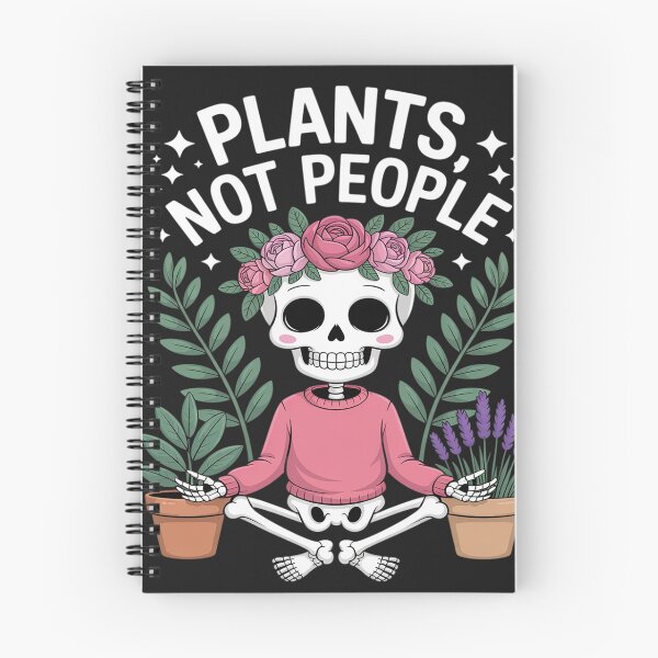 Item preview, Plants Not People Skeleton with Succulents and Garden designed and sold by LegendsArt75.