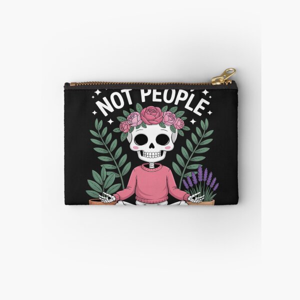 Item preview, Plants Not People Skeleton with Succulents and Garden designed and sold by LegendsArt75.