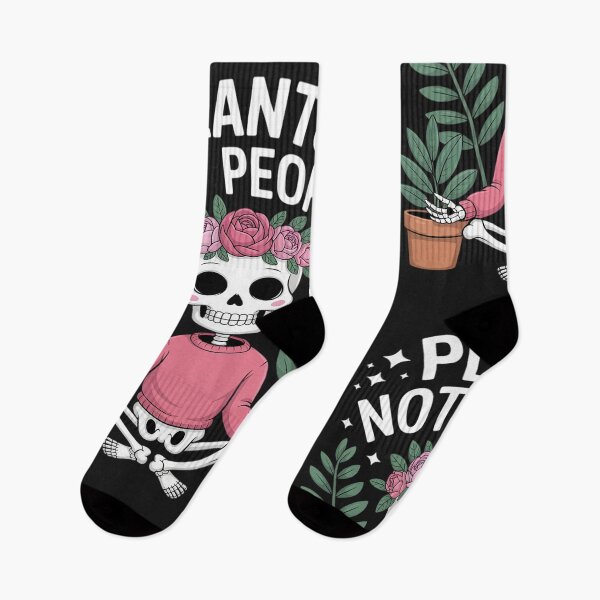 Item preview, Plants Not People Skeleton with Succulents and Garden designed and sold by LegendsArt75.