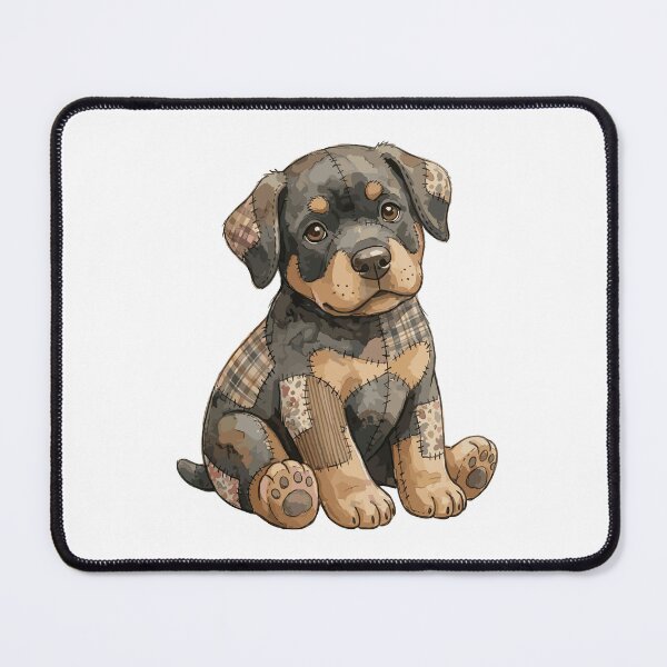 Item preview, Cute Rottweiler Dog Patchwork designed and sold by bapupa.