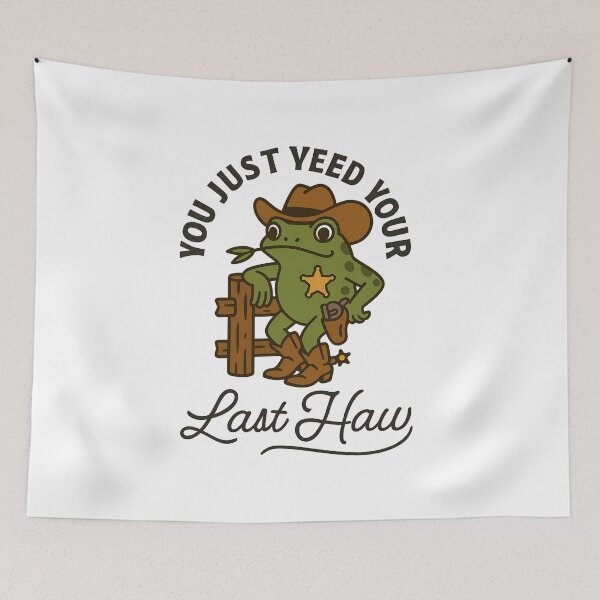 Item preview, Cowboy Frog, Frog Cowboy, Cowboy Frog Sheriff  designed and sold by graphic-genie.