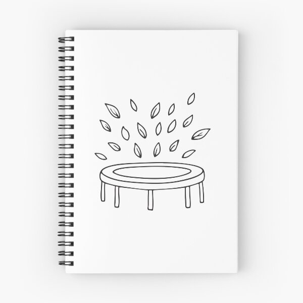 Item preview, A trampoline under falling leaves   designed and sold by rasagamastore.