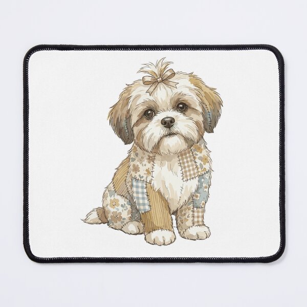 Item preview, Cute Shih Tzu Dog Patchwork designed and sold by bapupa.
