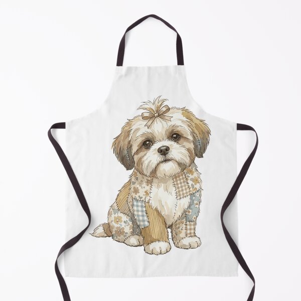 Item preview, Cute Shih Tzu Dog Patchwork designed and sold by bapupa.