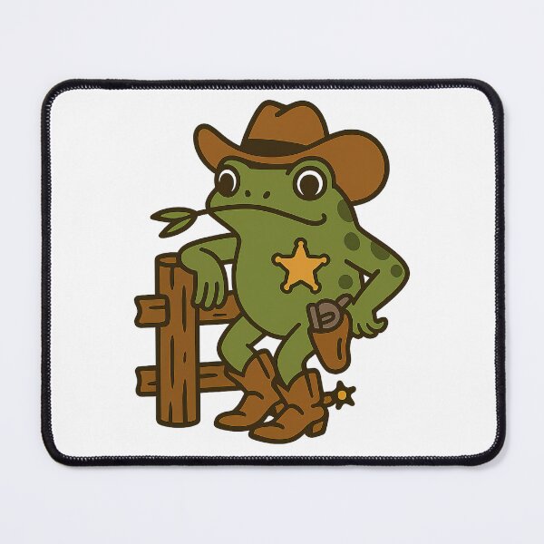 Item preview, Cowboy Frog, Frog Cowboy, Cowboy Frog Sheriff designed and sold by graphic-genie.