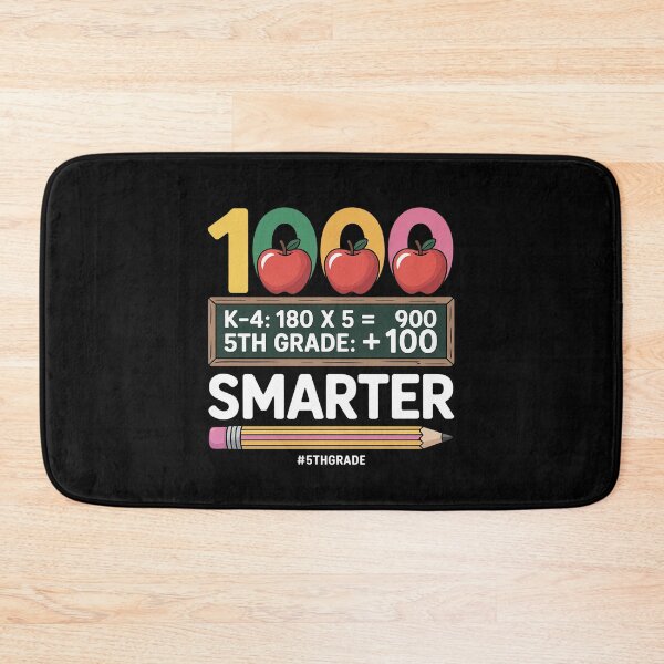 Item preview, 1000 Days Smarter Fifth 5th Grade Teacher Student School designed and sold by InspiredFoul.