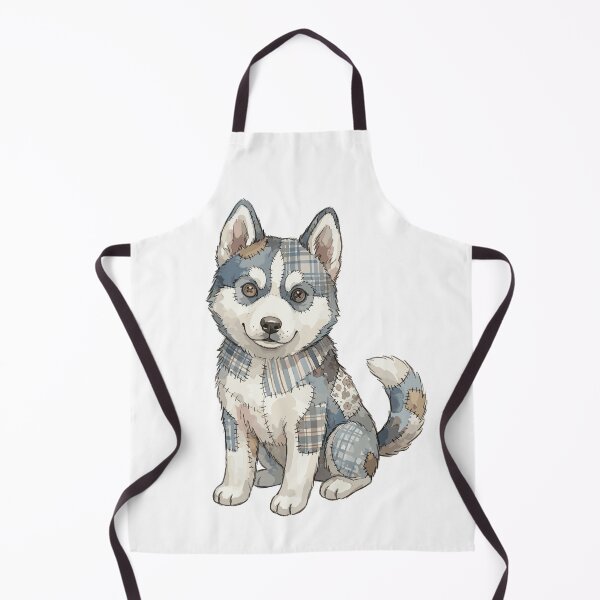 Item preview, Cute Siberian Husky Dog Patchwork designed and sold by bapupa.
